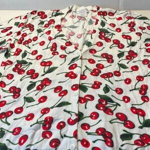 Cherry Print Women's Sweater